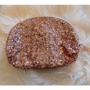 Tartan & Twine• Glam Rose Gold Glitter Beauty Bag
